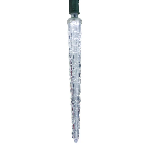 9" White Dripping LED Icicle Christmas Light Bulb 4 9" White Dripping LED Icicle Christmas Light Bulb - Image 2