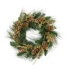 Gold Glitter Pine Cone And Berry Artificial Christmas Wreath - 26-Inch, Unlit -Northlight allstate xdz452 go 11110.1588368968