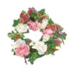 Rose And Berries Artificial Floral Wreath, White 22.5-Inch -Northlight as1jotfixicmmkpxswzbfrxokzkjzmqi 03239.1588397602