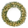 60" Carolina Pine Wreath With Clear Lights 1 60" Carolina Pine Wreath With Clear Lights -Northlight cap3 306 60w 46077.1588371443
