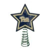 10" Lighted Blue And Green Star NCAA Pittsburgh Panthers Mosaic Christmas Tree Topper -Northlight col pit 2303 94685.1588398616