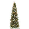 7.5' Pre-Lit Pre-Decorated Gold And Silver Artificial Christmas Tree – Clear LED Lights -Northlight dezy2018 et met 75 36046.1587644114