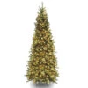 Christmas Central 10’ Pre-Lit Slim Tiffany Fir Artificial Christmas Tree, Clear Lights -Northlight dnat20tfslh 100lo 06304.1664380566