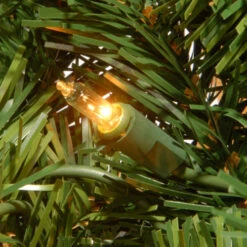 Christmas Central 24" Classical Collection Wreath With Clear Lights -Northlight dnat cc1 301 24w 1 4 67673.1631812641