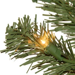 6.5' Pre-Lit Slim Canadian Grande Fir Artificial Christmas Tree - Clear LED Lights -Northlight dnat cfg7 342 65 3 25143.1587645167