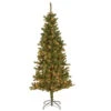 6.5' Pre-Lit Slim Canadian Grande Fir Artificial Christmas Tree - Clear LED Lights