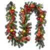 9' X 14" Pre-Lit Curled Sprigs Artificial Christmas Garland - Clear Lights -Northlight dnat dc13 311 9c 1 90378.1587645160