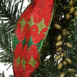 9' X 14" Pre-Lit Curled Sprigs Artificial Christmas Garland - Clear Lights -Northlight dnat dc13 311 9c 3 01898.1587645160