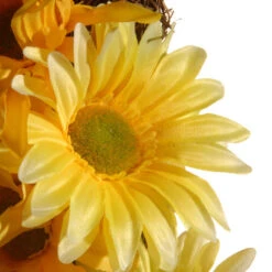 Christmas Central 19" Unlit Garden Accents Yellow Cosmos Artificial Christmas Wreath 9 Christmas Central 19" Unlit Garden Accents Yellow Cosmos Artificial Christmas Wreath -Northlight dnat gac30 19wy 3 89979.1631810850