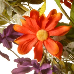 Garden Accents Multi-Color Floral Daisy Wreath - 22-Inch, -Northlight dnat gaf30 22wm 2 01367.1631810850