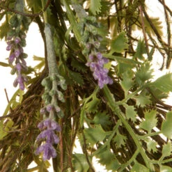 Christmas Central 45" Unlit Garden Accents Fern And Lavender Artificial Garland -Northlight dnat gagl30 45ggl 5 54173.1631812638