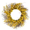 Spring Forsythia Artificial Christmas Wreath - 24-Inch, Unlit -Northlight dnat jr15 js33391 1 08107.1587645160