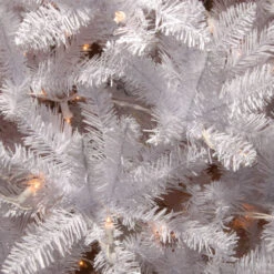 Christmas Central 6.5’ Pre-Lit White Pencil Kingswood Fir Artificial Christmas Tree, Clear Lights 7 Christmas Central 6.5’ Pre-Lit White Pencil Kingswood Fir Artificial Christmas Tree, Clear Lights -Northlight dnat kww7 300 65 3 59691.1665519661