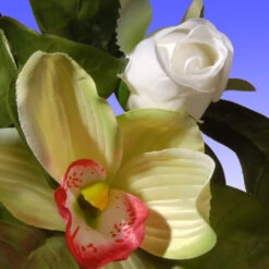 Christmas Central 72" White Rose & Calla Lily Garland -Northlight dnat ras 477803n 1 3 90435.1633778561