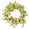 White Dogwood Artificial Wreath - 22-Inch 1 White Dogwood Artificial Wreath - 22-Inch -Northlight dnat ras jx14005 1 67544.1663860510