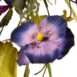 Floral Wreath With Poppy And Pansy- 22-Inch -Northlight dnat ras jxw9483 3 04792.1664380567