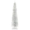 Christmas Central 7' Pencil Silver Tinsel Artificial Christmas Tree, Unlit -Northlight dnat tt33 700 70 72817.1587644854