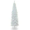 Christmas Central 7' Pencil White Iridescent Tinsel Artificial Christmas Tree, Unlit -Northlight dnat tt33 713 70 05999.1587644856