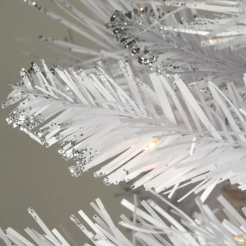 Christmas Central 6' Pre-Lit White Full Winchester Pine Artificial Christmas Tree, White Lights 5 Christmas Central 6' Pre-Lit White Full Winchester Pine Artificial Christmas Tree, White Lights - Image 3