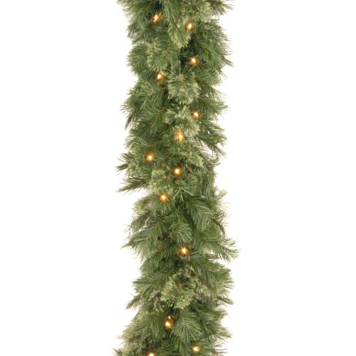 9' X 10" Pre-Lit Wispy Willow Artificial Christmas Garland - Clear Lights 3 9' X 10" Pre-Lit Wispy Willow Artificial Christmas Garland - Clear Lights