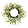 18" Rustic White Daisy Wreath -Northlight dwing faq07803w 1 03367.1588349900