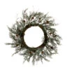 Green And Brown Dark Cedar Artificial Christmas Wreath – 12-Inch, Unlit -Northlight dwing fx89430w 59542.1588350010