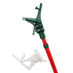 No Ladder Light Hanging Kit With 11' Extendable Pole And 25 Light Clips