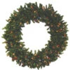 Pre-Lit Canadian Pine Artificial Christmas Wreath - 84-Inch, Multi Color Lights -Northlight ghcoa5nxh4h4fo1crmoxmany89gm4rbn 74040.1588349813