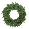Pre-Lit Green Hunter Fir Artificial Christmas Wreath - 24-Inch, Clear Lights 2 Pre-Lit Green Hunter Fir Artificial Christmas Wreath - 24-Inch, Clear Lights -Northlight gki 100027164 12907.1588371082