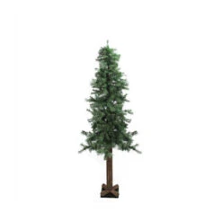 9' Slim Traditional Woodland Alpine Artificial Christmas Tree - Unlit