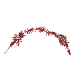 Northlight 6' X 8" Burgundy Red Berry Artificial Christmas Garland- Unlit