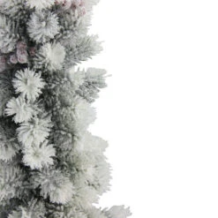 Northlight 2ft Potted Flocked Mini Pine Slim Christmas Tree With Berries - Unlit -Northlight jjpp6n1rfvfvrpkbaqc0tkxe61doicip 54659.1588357298