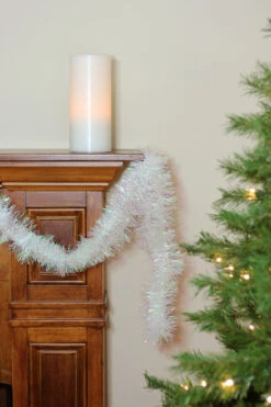 Northlight 50' X 4" White Iridescent Artificial Christmas Garland - Unlit -Northlight k8zudhlg8td4gknbuixjcwcczkzlrbhv 30609.1665580040