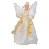 Kurt Adler 14.5" Gold And Ivory Pre-Lit Angel Christmas Tree Topper - Clear Lights -Northlight ksa ul2173 92305.1588415716