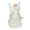 Kurt Adler 16" Lighted Gold Fiber Optic Animated Porcelain Angel Christmas Tree Topper -Northlight ksa ul2184 1 08101.1588406573