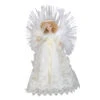 Kurt Adler 14" Lighted White Fiber Optic Floral Angel Christmas Tree Topper - Multi-Color LED Lights -Northlight ksa ul2212led 18718.1588402555