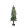 9' Pre-Lit Slim Traditional Woodland Alpine Artificial Christmas Tree - Clear Lights -Northlight lfw31hf0agwlt3gordnk351c7fkqzqsx 39687.1588371423