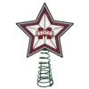 10" Red And White Star NCAA Mississippi State Bulldogs Christmas Tree Topper -Northlight memc col ms 690 80754.1588400770