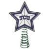 10" Lighted Violet And White Star NCAA TCU Horned Frogs Christmas Tree Topper -Northlight memc col tcu 690 92827.1588398631