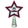 10" Lighted Red And Blue Star NCAA UConn Huskies Christmas Tree Topper