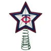 10" Lighted Red And Blue Star MLB Minnesota Twins Christmas Tree Topper -Northlight memc mlb mtw 690 99249.1588398705