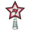 10" Lighted Red And Black Star NFL Tampa Bay Buccaneers Christmas Tree Topper -Northlight memc nfl tbb 690 07783.1588398577