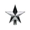 11.5" Lighted Silver Kaleidoscope Star Christmas Tree Topper - Cool White Lights -Northlight mrchristmas 69802 19654.1587644955