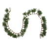 6' X 5" Long Needle Pine And Rope Rustic Artificial Christmas Garland - Unlit -Northlight napco 23658 60892.1588369191