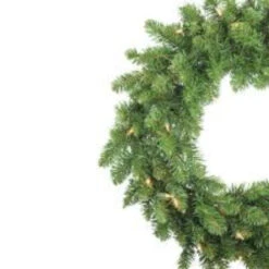 Northlight Pre-Lit Mixed Pine Artificial Christmas Wreath - 24-Inch, Clear Lights -Northlight northlight20m84209 03 09909.1599873094