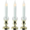 Northlight Set Of 3 White LED C5 Flickering Window Christmas Candle Lamps With Timer 8.5" -Northlight northlight20ys15767 1 90882.1664989114