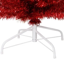 Northlight 6' Pencil Red Tinsel Artificial Christmas Tree - Unlit -Northlight northlight b83511 5 69515.1669452425