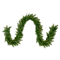 Northlight 9' X 12" Pre-Lit Eastern Pine Artificial Christmas Garland - Clear Lights
