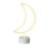 Northlight 11.5" White Battery Operated Neon LED Moon Table Light -Northlight northlight fm26594 70799.1665580319