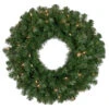 Northlight Pre-Lit Windsor Pine Artificial Christmas Wreath - 24-Inch, Clear Lights -Northlight northlight gb yww824 gr 1 new 57579.1657042993